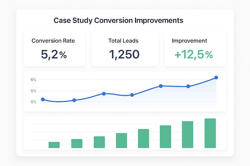 Case study conversion improvements