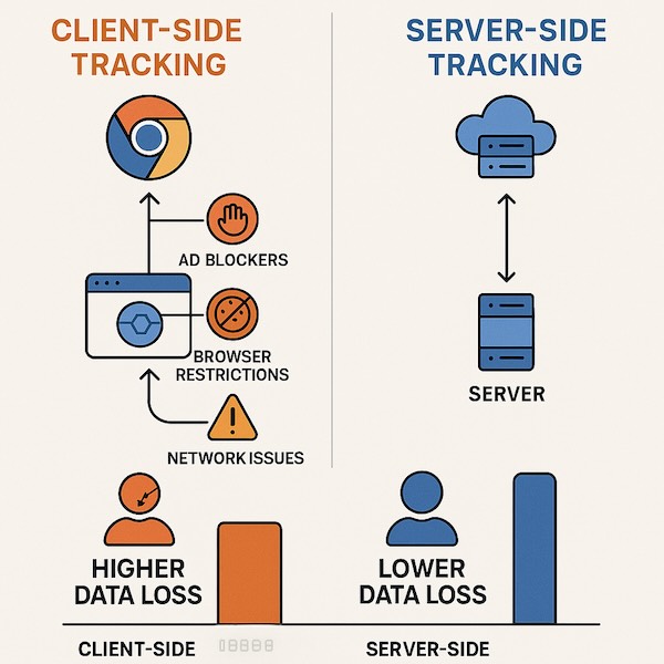 Server side tracking