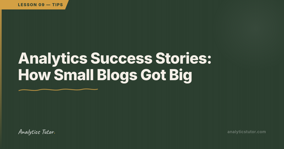 How Small Blogs Grow Using One Simple Number