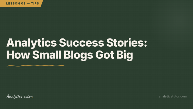 How Small Blogs Grow Using One Simple Number