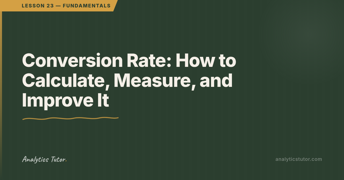 What Is a Conversion Rate? A Simple Explainer