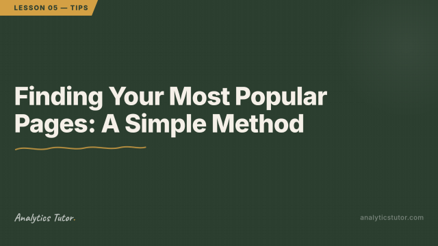 Which Pages Do People Visit Most?