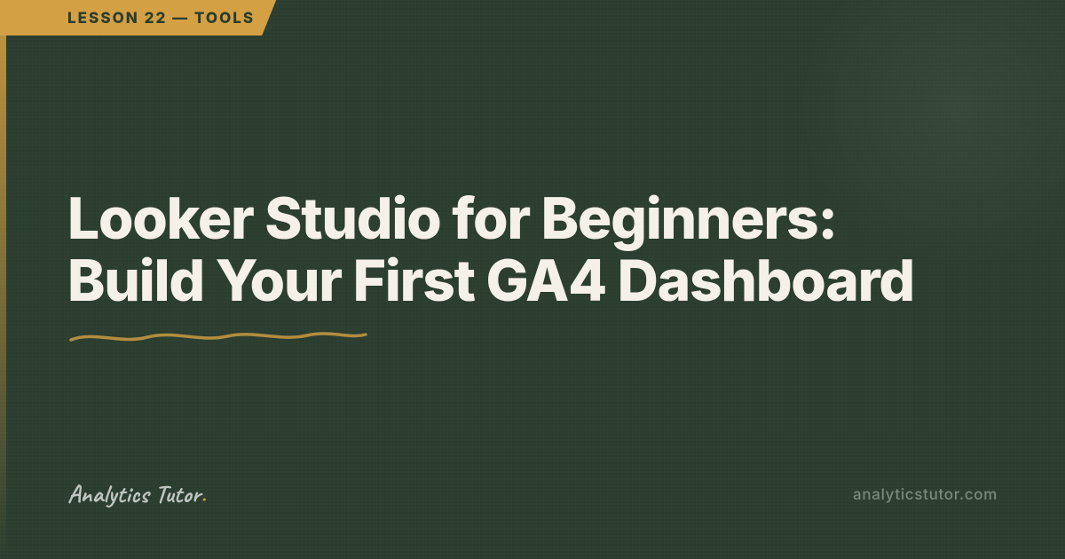 What Is Looker Studio? A Dashboard Explained