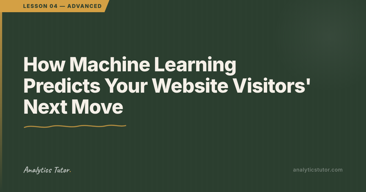 How Computers Guess What a Visitor Will Do Next